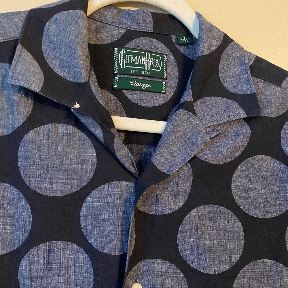 Gitman Vintage Short Sleeve Camp
Shirt Size S